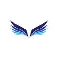Wing vector icon illustration design Royalty Free Stock Photo