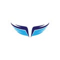 Wing vector icon illustration design Royalty Free Stock Photo