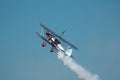 Wing walker Royalty Free Stock Photo