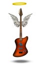 Winged base guitar halo