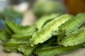 Winged bean selling in the market