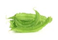 Winged bean on white background