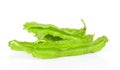 Winged bean on white background.