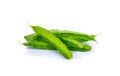 Winged Beans on white background Royalty Free Stock Photo