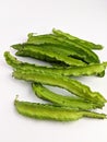 winged beans on a white isolated background Royalty Free Stock Photo