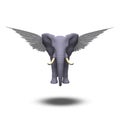 Winged Elephant Royalty Free Stock Photo
