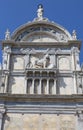 winged lion of the ancient building in Venice called Scuola Gran