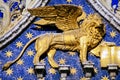 Winged lion on St Marks, Venice Royalty Free Stock Photo