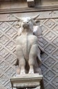 The winged ox symbol of St. Luke the Evangelist