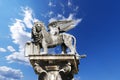 Winged St Mark Lion in Verona - Italy Royalty Free Stock Photo