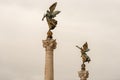 Winged victories - Altare della Patria - Rome Italy Royalty Free Stock Photo