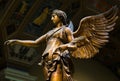 Winged Victory ancient sculpture of Nika Royalty Free Stock Photo