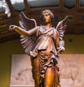 Winged Victory ancient sculpture of Nika Royalty Free Stock Photo