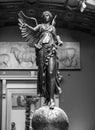 Winged Victory ancient sculpture of Nika Royalty Free Stock Photo