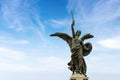 Winged Victory - Ponte Vittorio Emanuele II - Rome Italy Royalty Free Stock Photo