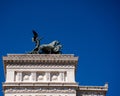 Winged victory and Quadriga - Altare della Patria - Rome Royalty Free Stock Photo