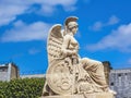 Winged Woman Statue Tulleries Garden Paris France