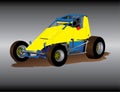 Wingless Sprint Car