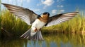 wings barn swallow