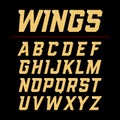 Wings font