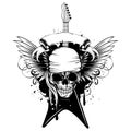 Wings guitar skull_var 3