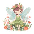 Wings of imagination: fairy clip