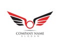 wings logo symbol for a professional designe