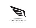 wings logo symbol for a professional designe