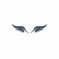 Wings Logo Vector. Wing Letter M