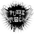 Wings punk rock_var 1 Royalty Free Stock Photo