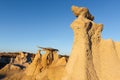 The Wings rock formation in Bisti/De-Na-Zin Wilderness Area, New Mexico