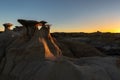 The Wings rock formation, Bisti/De-Na-Zin Wilderness Area, New Mexico, USA