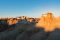 The Wings rock formation, Bisti/De-Na-Zin Wilderness Area, New Mexico, USA Royalty Free Stock Photo