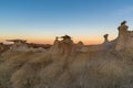 The Wings rock formation, Bisti/De-Na-Zin Wilderness Area, New Mexico, USA Royalty Free Stock Photo