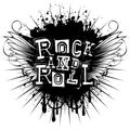 Wings rock and roll_var 1 Royalty Free Stock Photo