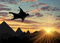 Wingsuit extreme sports Royalty Free Stock Photo