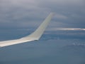 Wingtip winglet to improve aircraft drag Royalty Free Stock Photo