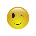 Wink smile icon