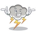 Wink thunder cloud character cartoon