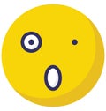 winkle, Cool Vector Isolated Icon which can easily modify or edit