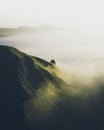 Winnats Pass in the Peak District of Derbyshire, England Royalty Free Stock Photo