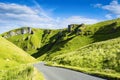 Winnats Pass, Peak District National Park, Derbyshire, England, UK Royalty Free Stock Photo