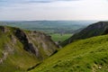 Winnats Pass in Peak District National Park in England ,April 2022 Royalty Free Stock Photo