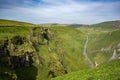 Winnats Pass in Peak District National Park in England ,April 2022 Royalty Free Stock Photo