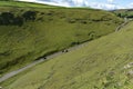Winnats Pass to the west Royalty Free Stock Photo
