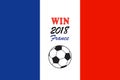 Winner France Football 2018 Russia World Cup Soccer Royalty Free Stock Photo