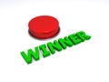 Winner button Royalty Free Stock Photo