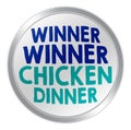 Winner winner chicken dinner Royalty Free Stock Photo