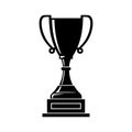 Winner cup icon. Champion trophy symbol, sport award sign. Winner prize, champions celebration winning concept isolated Royalty Free Stock Photo