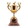 winner cup on white background Royalty Free Stock Photo
